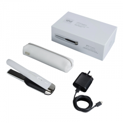 GHD Unplugged White Piastra...